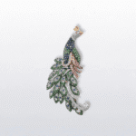 Cerca Trova Peacock Brooch (AE1852)